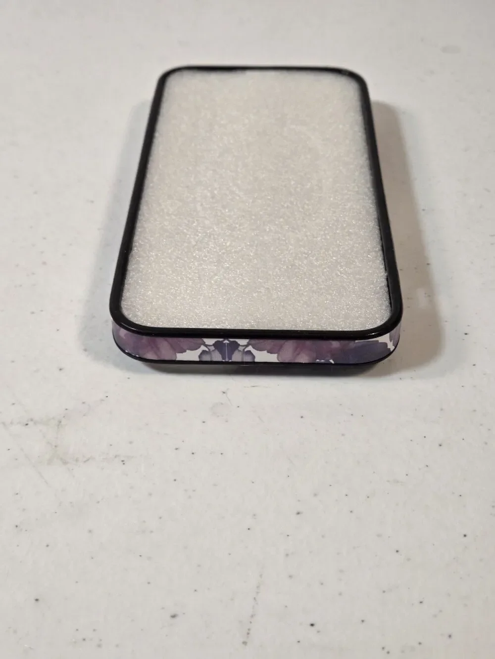 GOODON iPhone 15 Plus Wallet Case‎ Purple Floral Flip Cover Card Holder New